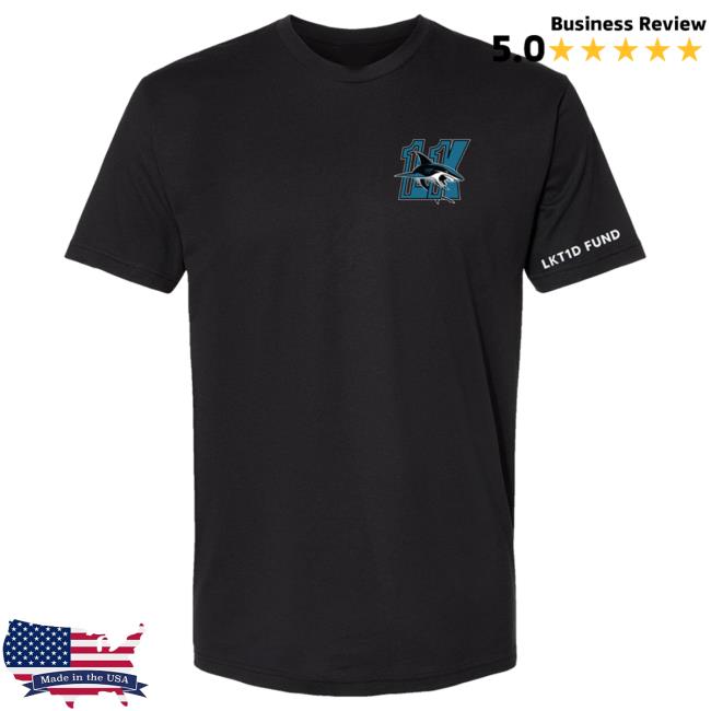 Official San Jose Sharks Pro Shop Merch Store San Jose Sharks LKT1D Black T Shirt Sharksproshop Apparel Clothing SanJoseSharks