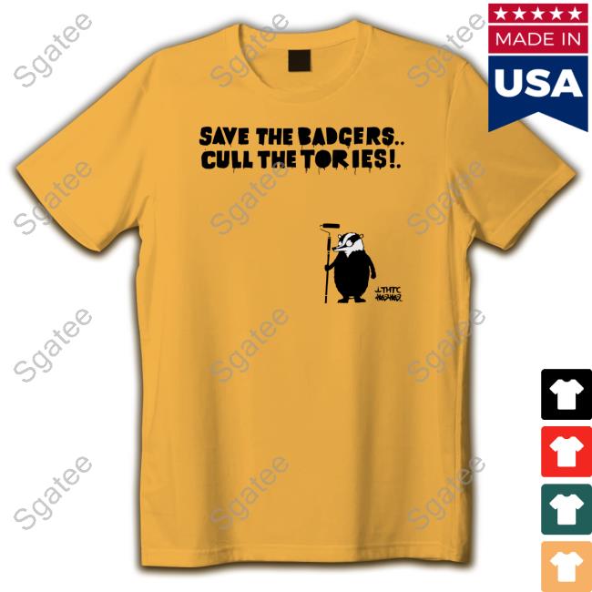 Save The Badgers T-Shirt Mahyar Tousi