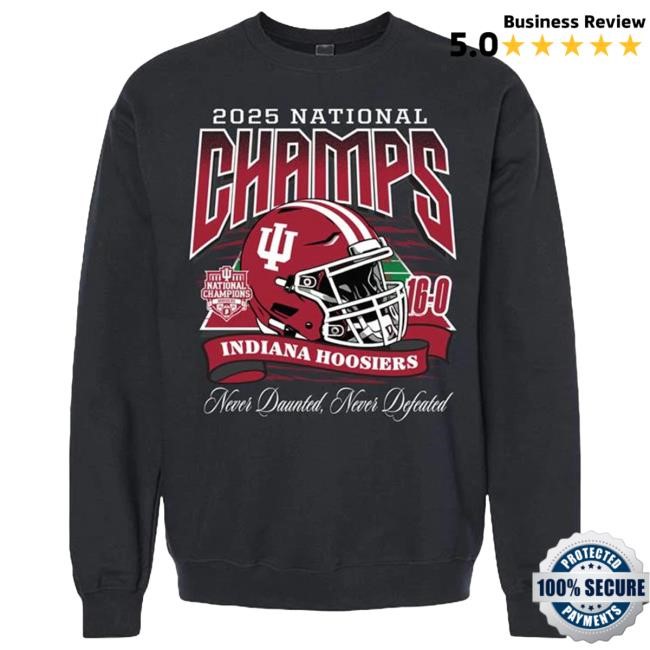 The Indiana Hoosiers NCAA Football National Champs Helmet Fleece