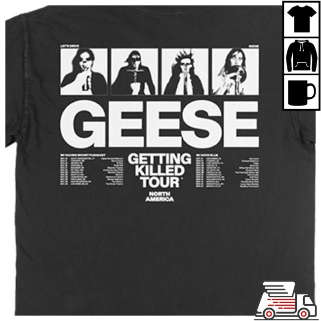 Official Hello Merch Geese Getting Killed Tour Tee HelloMerch