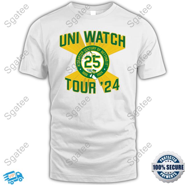 Uni Watch 25th-Anniversary Tour Shirt