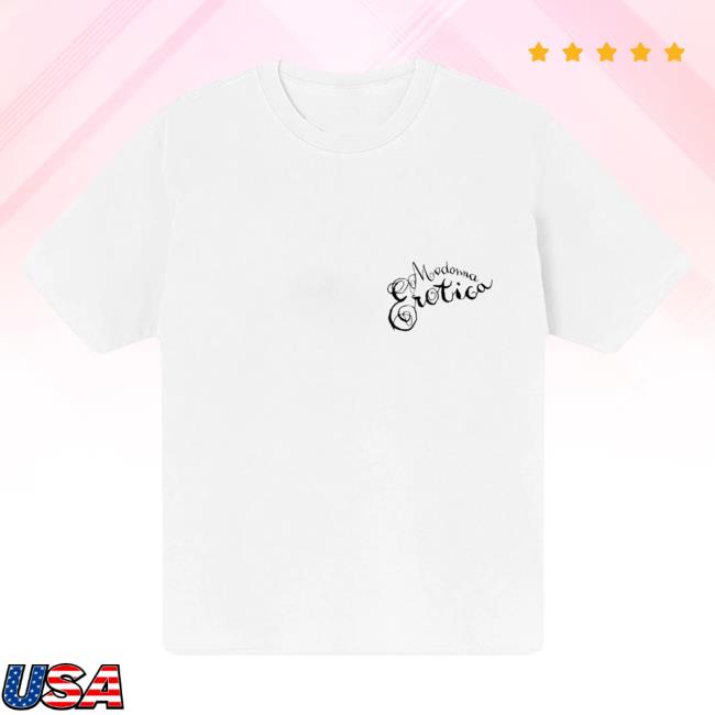 Official Madonna Merch Store Madonna Erotica I'll Teach You How To Sketch Shirt 2023 Madonna Louise Ciccone Clothing Shop