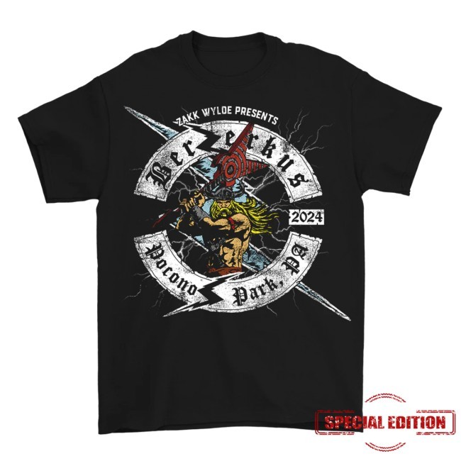 Berzerkus 2024 T Shirt Black Label Society