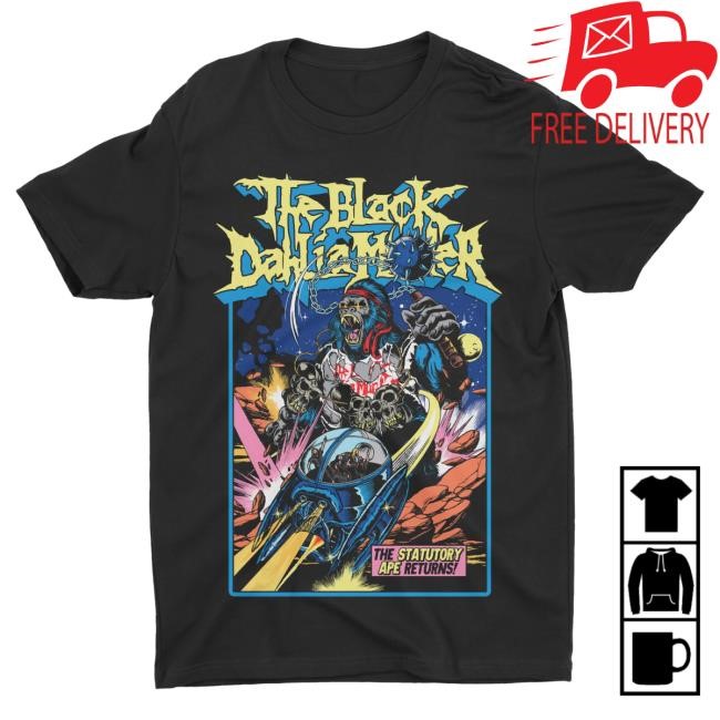 Official Night Shift Merch Store Shop The Black Dahlia Murder - The Statutory Ape Returns New Shirt Nightshift Merch