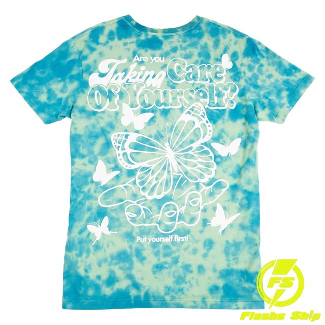 Official Beautiful Bastard Merch Store Beautiful Bastard Take Care Of Yourself, Please! Tie-Dye T-Shirts