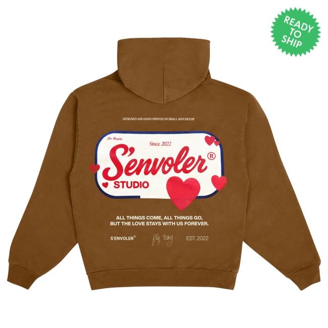 Official Senvoler Store Shop Senvoler Studio Forever Hoodies - Walnut
