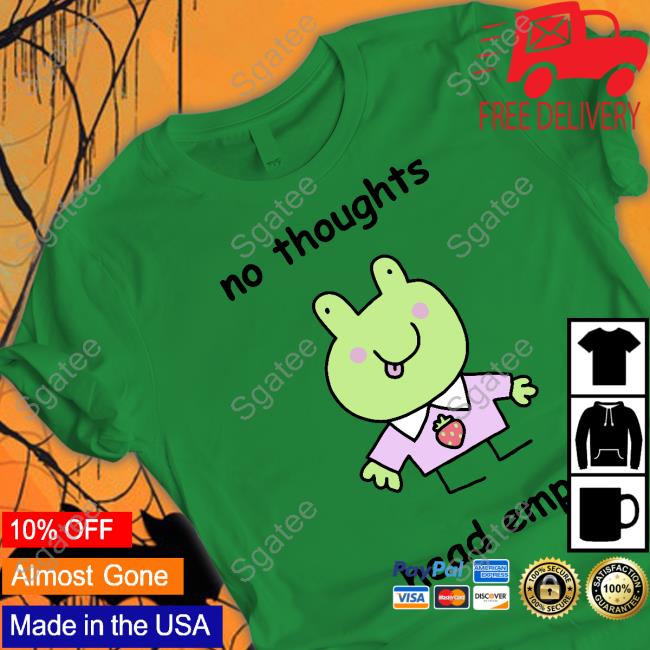 Stinky Katie Merch No Thoughts Head Empty Hoodie Stinkykatie