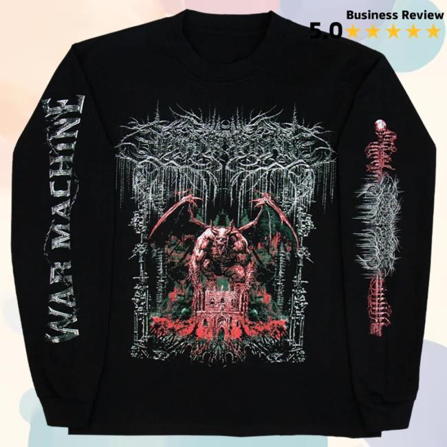 Official Lorna Shore Merch Lorna Shore War Machine Long Sleeve Tee Lorna Shore Band Official Lorna Shore Merch Lorna Shore War Machine Long Sleeve New Shirt Lorna Shore Band