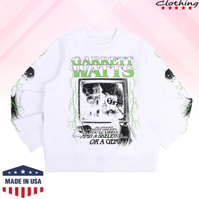 Garrett Watts Merch Store | The Haunted Glow Crewneck Sweatshirts (X-Ray Edition)
