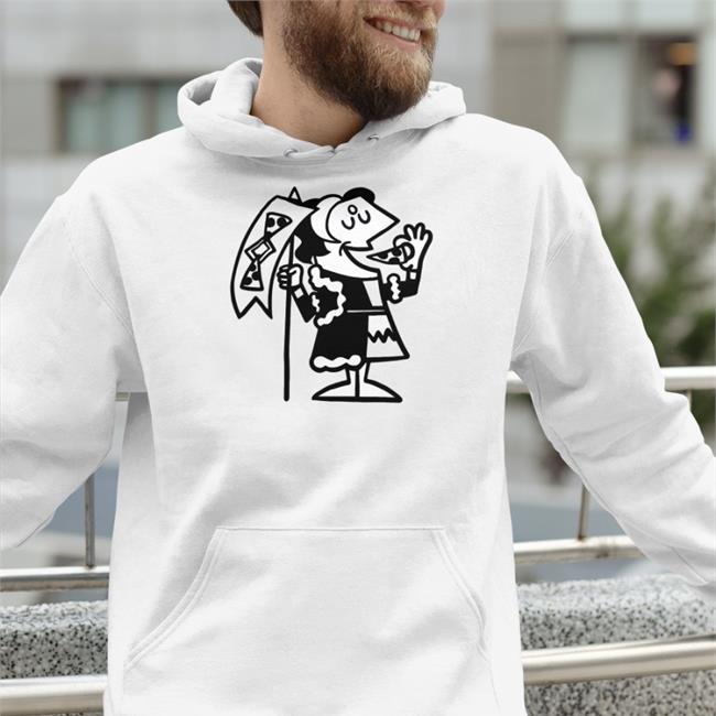 Little Solus' Deep Sigh Pizza Hoodie Sam