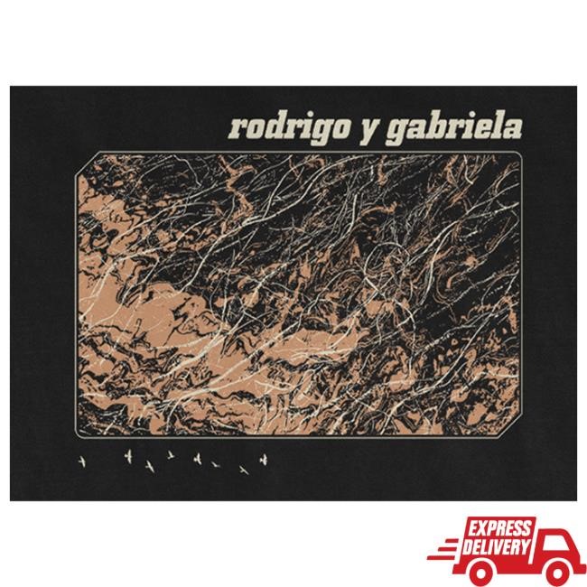 Official Rodrigo Y Gabriela Merch Rodgab Black Birds Tshirt
