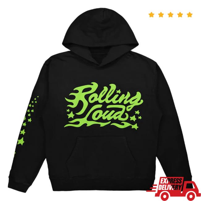 Official Rolling Loud Merch Store Rolling Loud Rl Poison Heavyweight Garment Dyed Pullover Sweatshirt Black Rolling Loud Apparel Clothing Shop RollingLoud