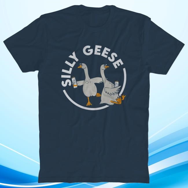 Silly Geese Duck Beer Tee Shirt Silly Geese
