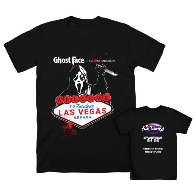 Official Cavity Colors Ghost Face In Vegas: Anniversary Event - New Shirt (LIMITED EDITION)
