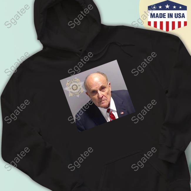 Shitheadsteve Merch Rudy Giuliani Mugshot Crewneck Sweatshirt
