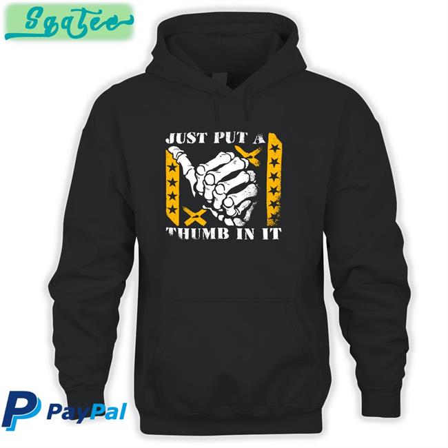 Kentucky Ballistics Merch Kb Just Put A Thumb In It Halloween Hoodie Bunkerbranding
