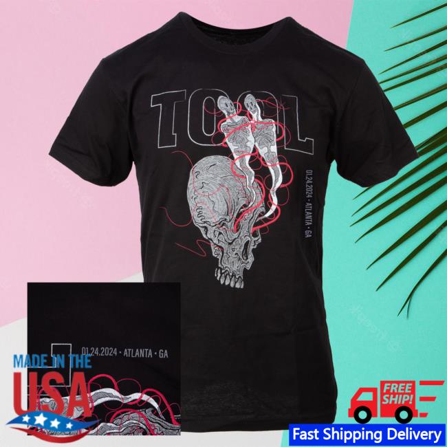 Official Tool Muisc Band Clothing Store Shop 2024 Tour New Shirt - Atlanta, Ga ToolBand ToolMusic Merch
