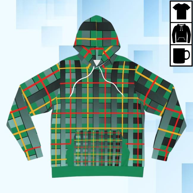 Official Signshirtz Clothing Merch Crochet Pattern Design - Green Large AOP Hoodie 3D All Over Print
