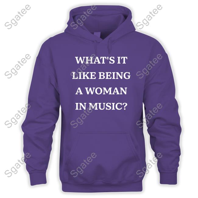 What's It Like Being A Woman In Music T Shirt Red