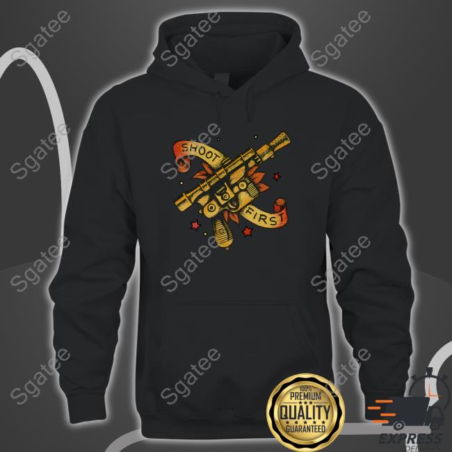 Offcial Travis Willingham Critical Role Shop Blaster Shoot First Zero Foxtrot Tee