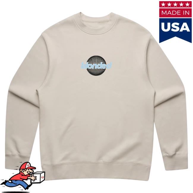 Official Cold Prints Store Merch Blonded Globe Crew Bone Coldprints Shop