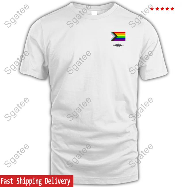 Pride Flag Embroidered Tee Joe Biden