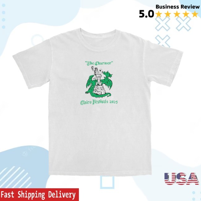 Official Clairo’S “Charm Fest” New Tee - Coachella