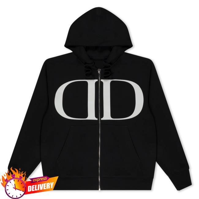 Dopamine Logo Zip Hooded Sweatshirt (Black) | Lil Tecca Official Store Merch