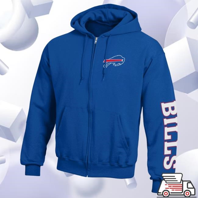 Buffalo Bills Night Show Champion Fleece Full Zip