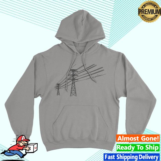 Official Sasha Alex Sloan Merch Store Sasha Alex Sloan Powerline + Birds Pullover Hoodie Sasha Alex Sloan Apparel Clothing Shop
