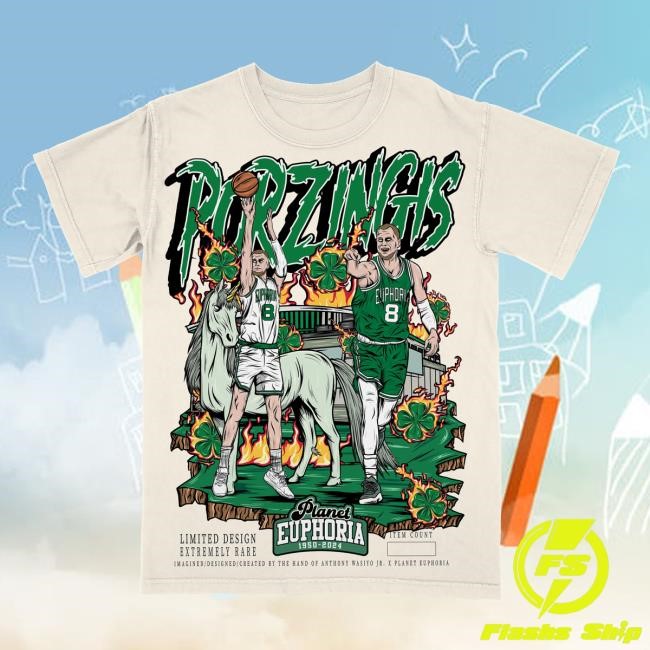 Planet Euphoria Merch Kristaps Porziņģis Short Sleeve Shirt #/500 – Euphoria Shop