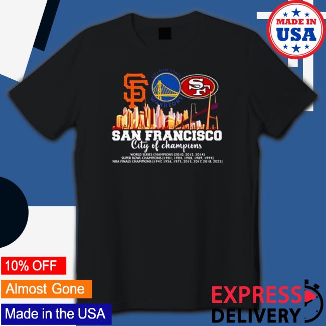 Official Kansas City Chiefs San Francisco Giants city of champions 2023 T-Shirt