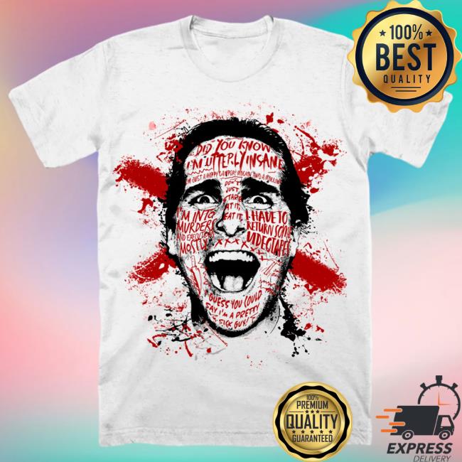 Official Cavity Colors American Psycho: Verge Of Frenzy - Shirt 2024 (Bone White)