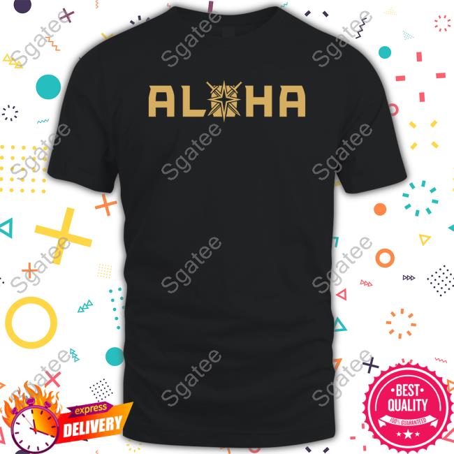 Vegas Golden Knights Aloha T Shirt 9Th Island Knight