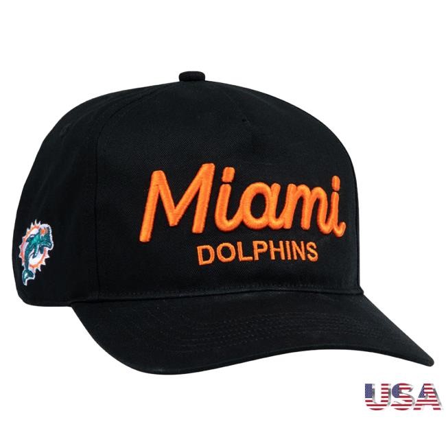 Official Golf Wang Merch Dolphins Snapback Hat Black by Golf Wang x NFL Official Golf Wang Merch Dolphins Snapback Cap Black by Golf Wang x NFL