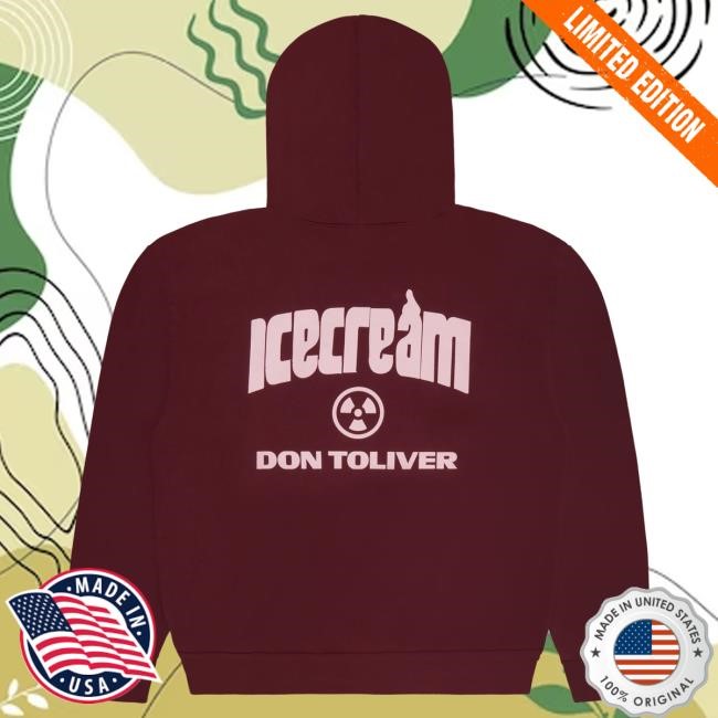 Don Toliver Official Store Merch Icecream Cones & Bones Octane Hoody (Plum)