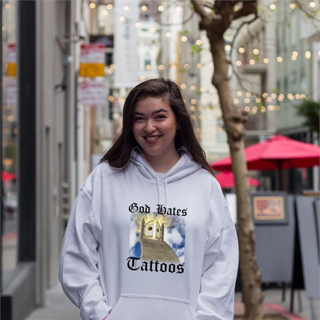 Trashcanpaul God Hates Tattoos Sweatshirt