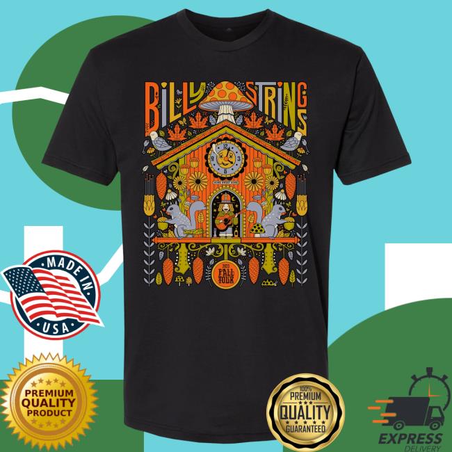 Official Billy Strings Merch Store Fall Tour Poster T Shirt