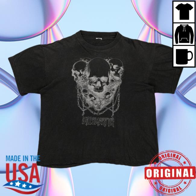 Official Killsmartyr Chain Skulls Tshirt