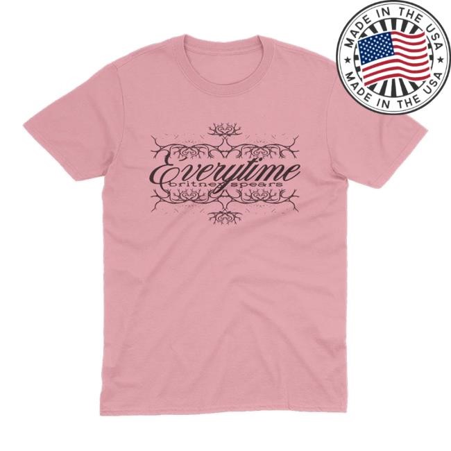 Official Britney Spears Merch Store Everytime New Shirt