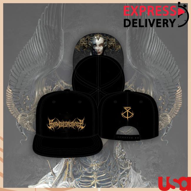 Official Brand Of Sacrifice Merch Between Death And Dreams Black Custom Snapback Hat