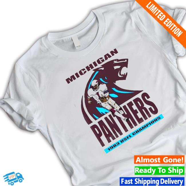 Michigan Panthers 1983 USFL Champions Shirt