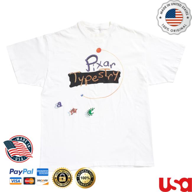 Official A24 Merch Store A24 Films Pixar Typestry Hot Shirt A24 Shop