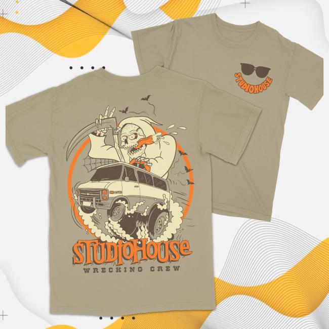 Official Studiohouse Designs Merch Store Studiohouse Wrecking Crew Van Shop T-Shirts Studiohouse Designs Apparel Clothing Shop StudiohouseDesigns