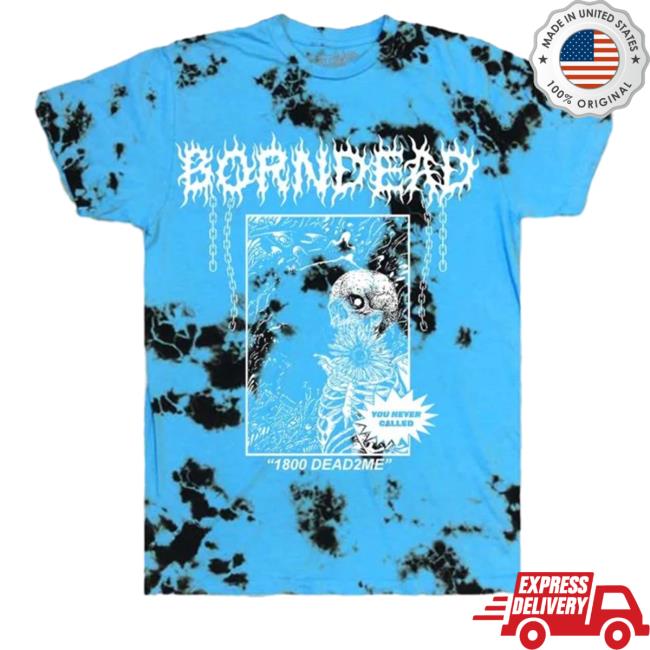 Official Born Dead Clothing 1800Dead2me Goth Inspired Tie Dye Shirts
