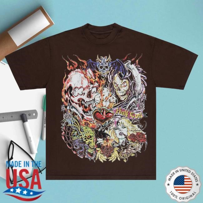 Official Half Evil Co Store Merch Evilverse Tee Brown Half Evi 333
