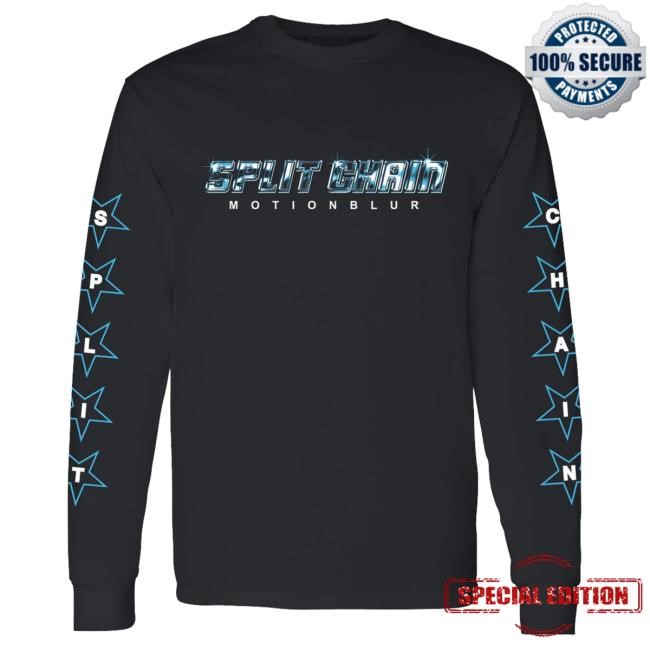 Official Down Right Merch Split Chain - Chrome Long Sleeve