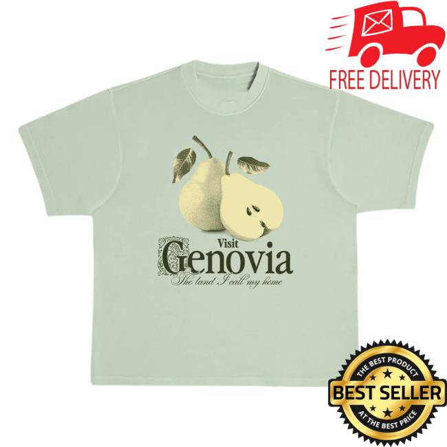 Official Super Yaki Shop Super Yaki Visit Genovia Heavyweight Tees Genovian Green