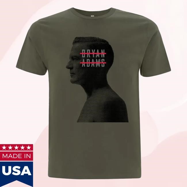 Official Bryan Adams Monatone Moss - Attractive Shirt BryanAdams