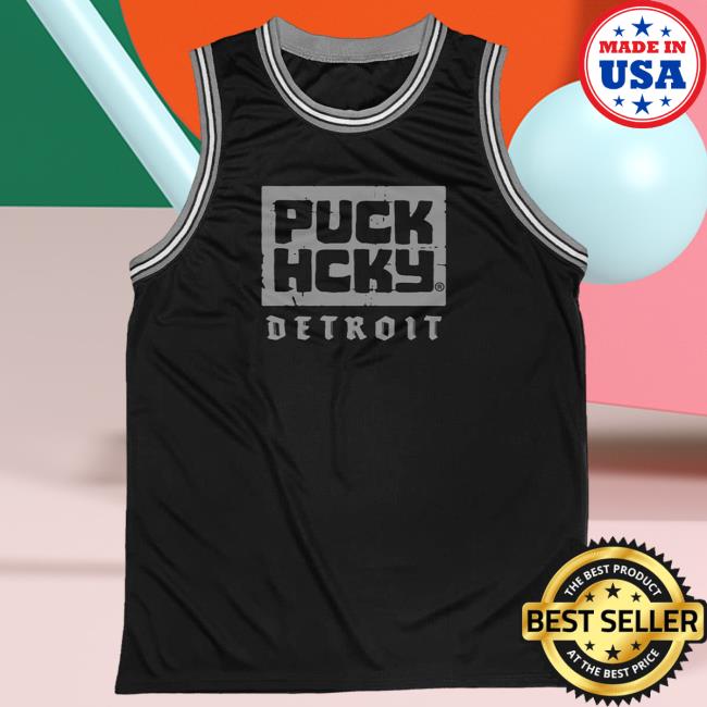 Puck Hcky 'Detroit' Basketball Jersey Shirt New Puck Hcky Merch Shop